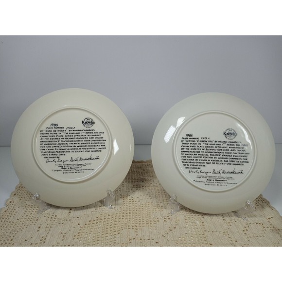 The King and I Knowles Collectors Plates 2 and 3 - Picture 4 of 6